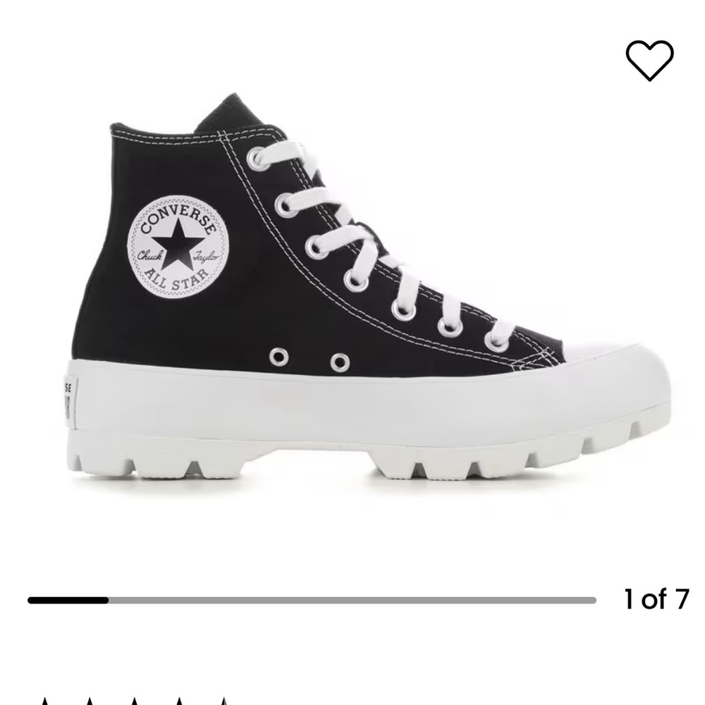 platform high top converses
